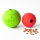 Poursuivez le diamètre matériel 10/7.6cm de sphère du caoutchouc naturel de jouets de jeu d'animal familier de boule fournisseur