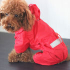 Petit manteau de pluie de chien de chiot réfléchi, veste imperméable respirable molle de chien fournisseur