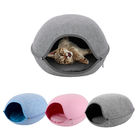 Lit naturel de chat de feutre, type drôle d'oeufs de lits de caverne de chien Chambre d'ANIMAL FAMILIER avec le tapis de coussin fournisseur