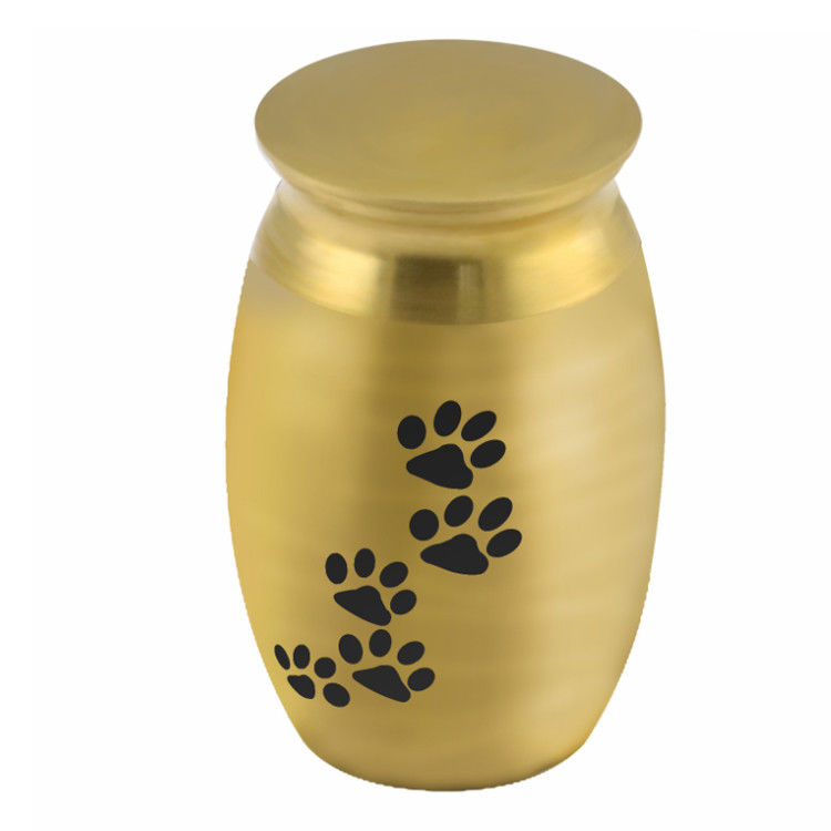 Les urnes adaptées aux besoins du client d'animal familier de logo pèsent 300g la taille 7,2 * 4.5cm pour de petits animaux fournisseur