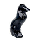 Urne formée par chat noir de couleur, style américain matériel en laiton de chat en métal unique d'urnes fournisseur