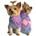 Conception faite sur commande tricotée par bande dessinée d'impression de vêtements de chien de coton de vêtements d'hiver d'animal familier fournisseur